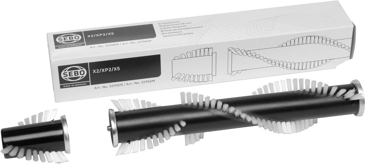 Ronde Borstelvervanging voor Stofzuigers X2/XP2/X5 - 37 cm Breed