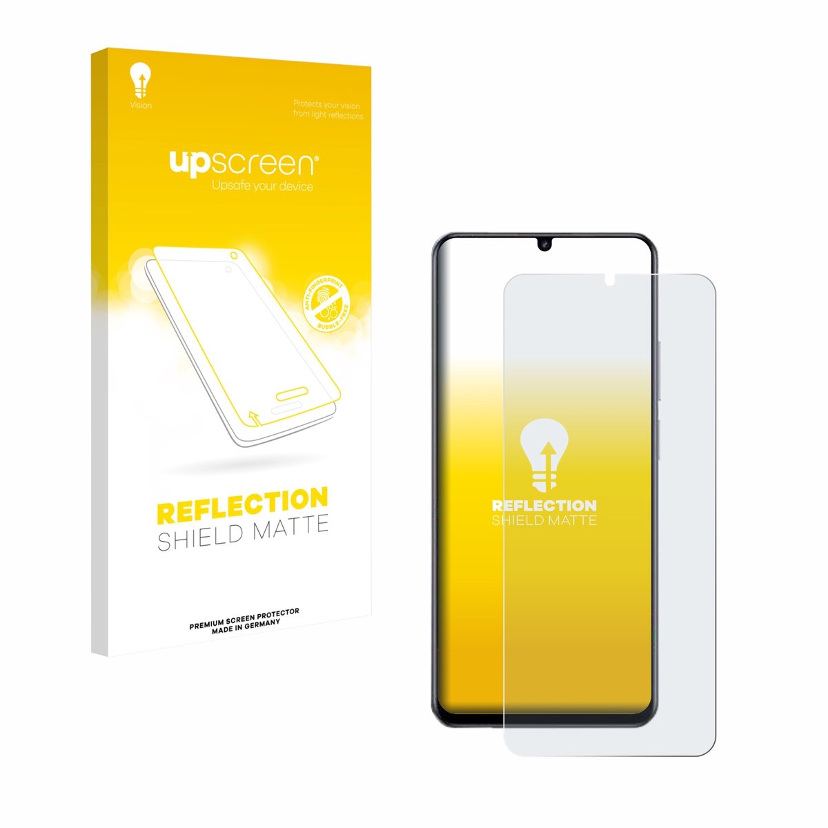 upscreen - Screenprotector voor realme Note 70T - Folie Beschermfolie anti glare matte
