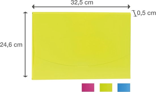 Postmap Transparante Postmap met 3 Kleppen voor Papieren tot DIN A4 | bol