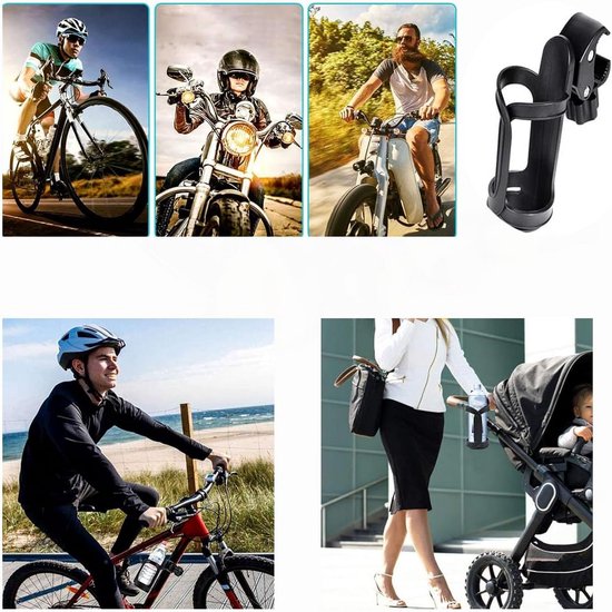 Universele Fiets Flessenhouder - Dubbele Set voor Fiets, Kinderwagen en Rolstoel — afbeelding 4