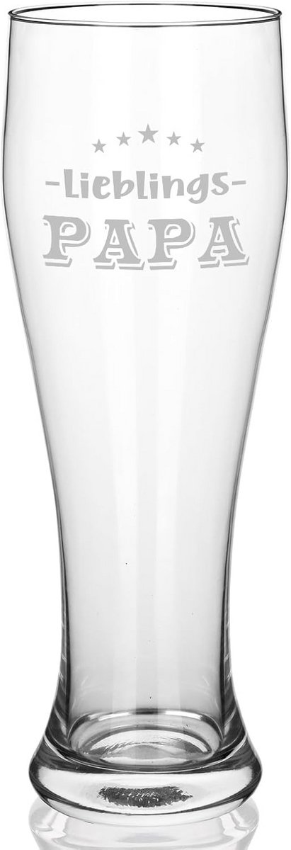 Gegraveerd Bierglas 700 ml - Gepersonaliseerd Cadeau voor Vaderdag, Verjaardag of Kerst