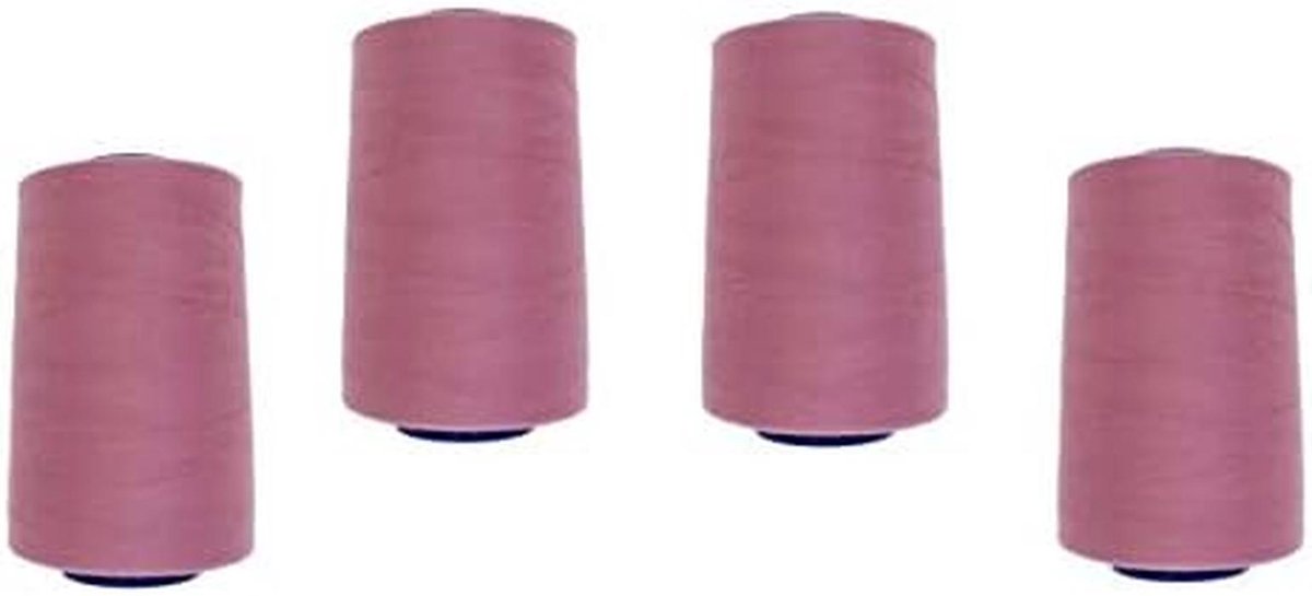 4 Klossen Overlock Garen Polyester Naaigaren 5000m - Stofroze