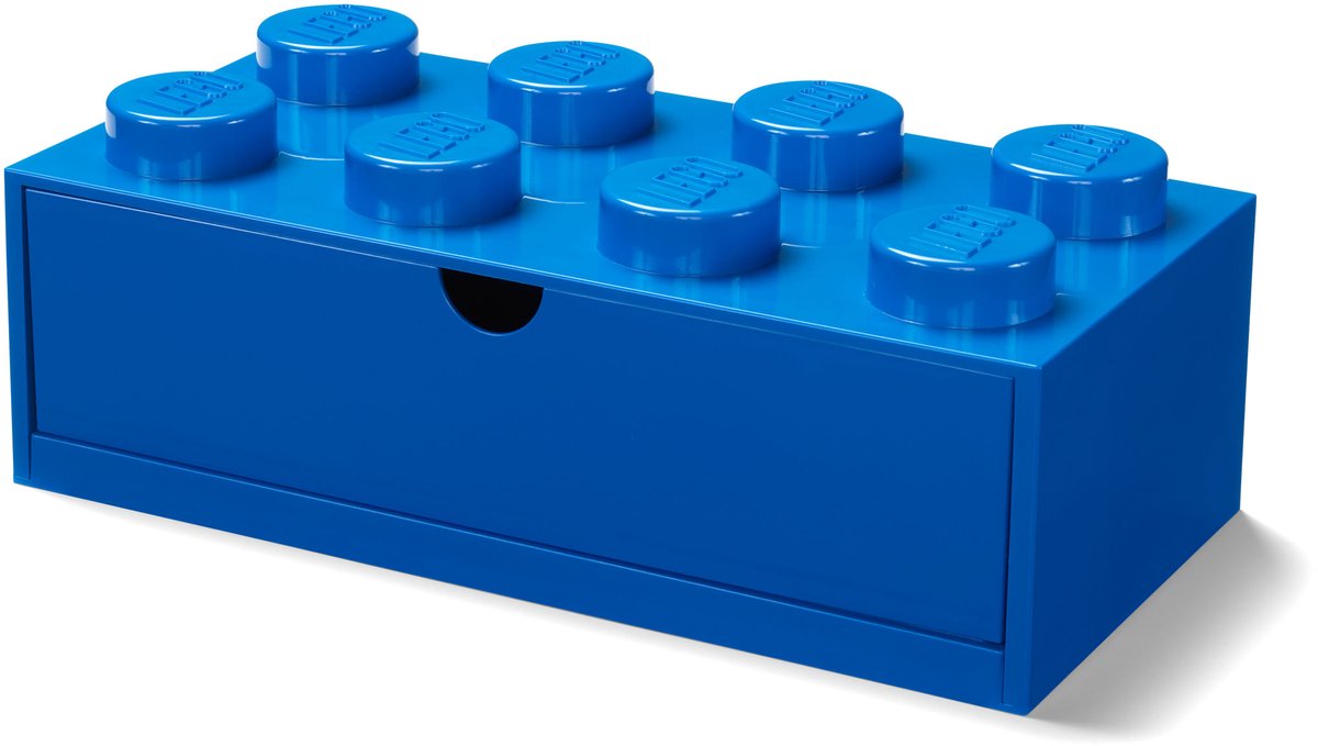 Bureaulade Brick 8 Blauw - LEGO