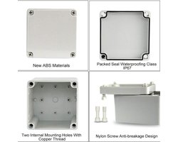 Waterdichte Elektrische Project Box IP67 Waterdichte Behuizing voor Elektronisch Project DIY met Instrument Case (110 * 80 * 45mm)