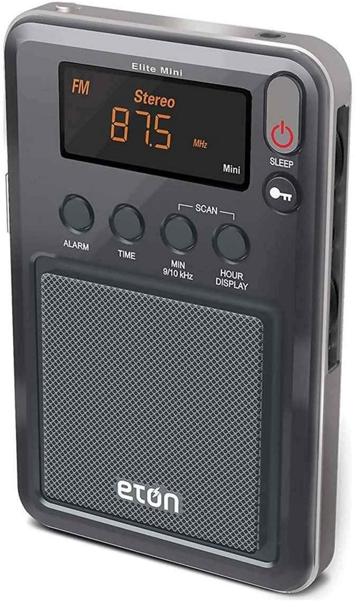 Compacte AM/FM/Kortegolf Radio met Digitale Tuner voor Reizen