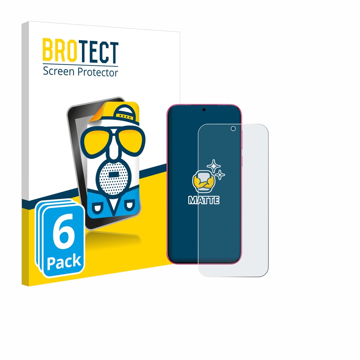 BROTECT - Screenprotector voor Huawei Pura 80 - Folie Beschermfolie matte 6 Stuks