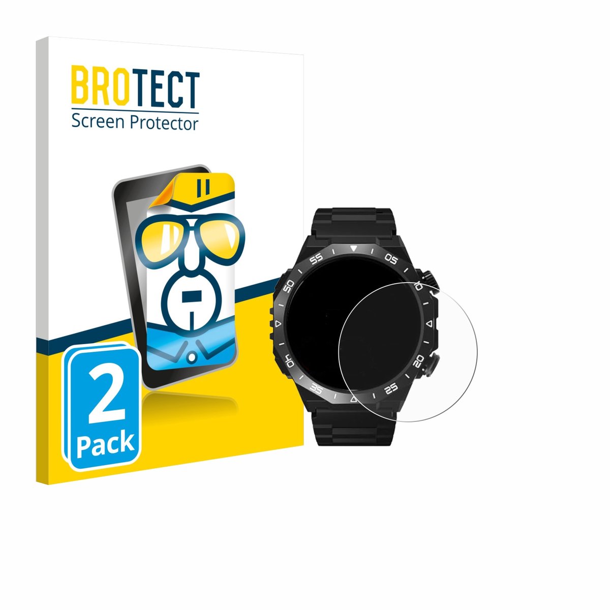 BROTECT - Screenprotector voor HOIFA S11 1.39" - Folie Beschermfolie transparant 2 Stuks