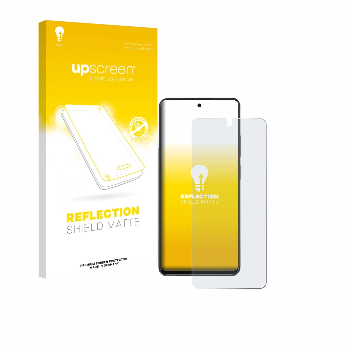 upscreen - Screenprotector voor Oppo A40 - Folie Beschermfolie anti glare matte