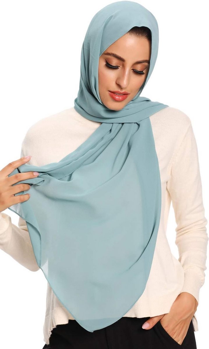Luchtige Chiffon Sjaal Dames Casual Stijlvol
