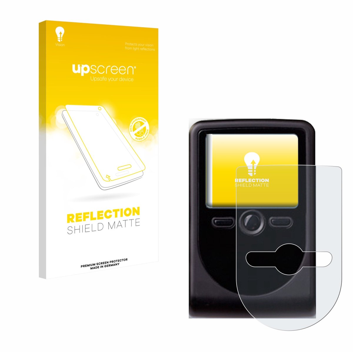 upscreen - Screenprotector voor OneSpan DigiPass 760 - Folie Beschermfolie anti glare matte