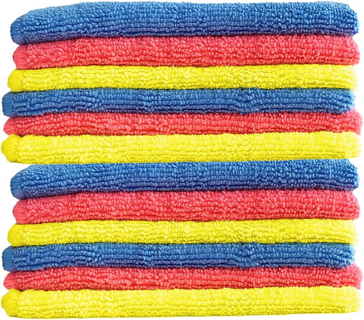 Microvezeldoeken Set - Herbruikbare Doeken - Effectief Schoonmaken - Vangt Stof Op - 40x40cm