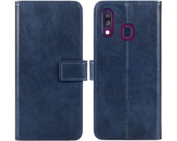 imoshion Hoesje - Geschikt voor Samsung Galaxy A40 - Luxe Bookcase - Donkerblauw