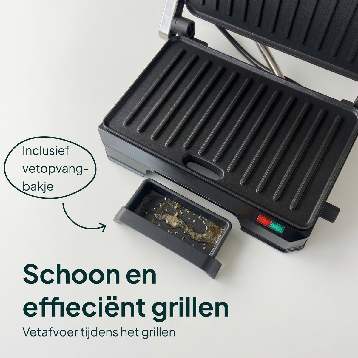 Tosti Apparaat voor 2 Tosti's - Grill IJzer - Contactgrill - Panini - Apparaten - Uitklapbaar - Vivid Green — cadeau in Kookcadeaus - foto 5