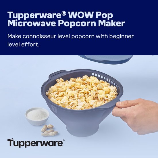 Popcorn Maker - Magnetron Kom - Snacks Maken - Gelijkmatige Warmteverdeling - 264 x 229 cm - Rood — afbeelding 5