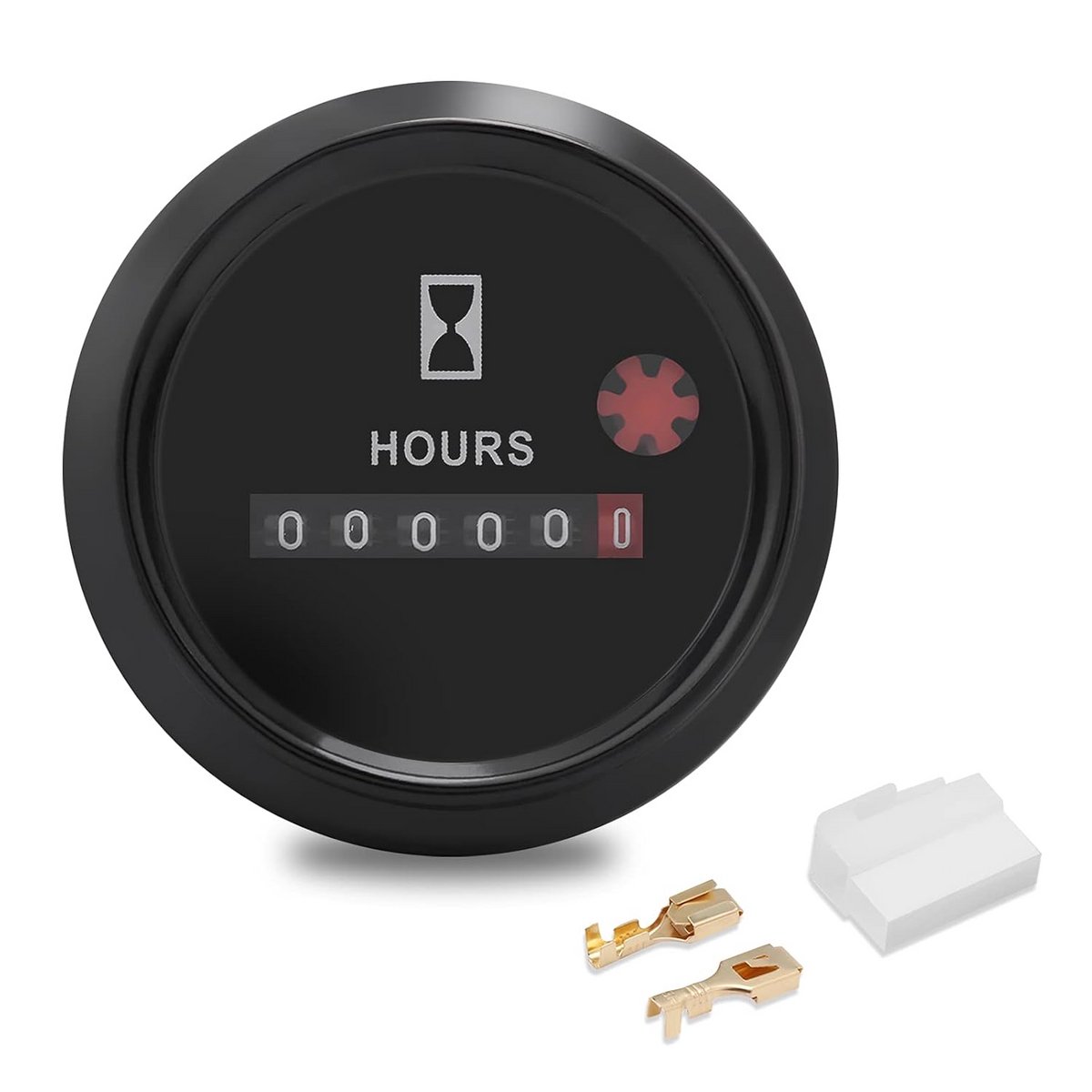 Urenteller Quartz - Digitale Teller - Voertuig Monitoring - Waterdicht Compact Ontwerp - 5 x 5 x 5 cm
