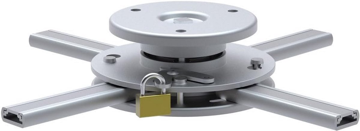 Plafondhouder Beamer - Projectorbeugel - Thuisbioscoop Inrichting - Verstelbare Kop - 33x32x5 cm