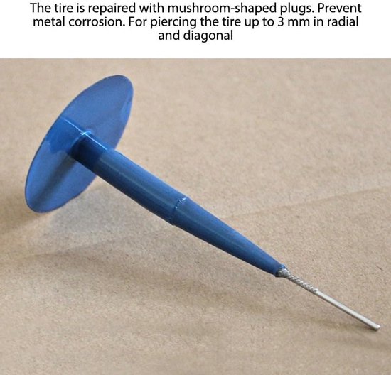 Band Reparatie Kit - Punctie Herstel - Tubeless Banden - 20 Stuks Paddestoel - 8 mm van Merkloos — afbeelding 3