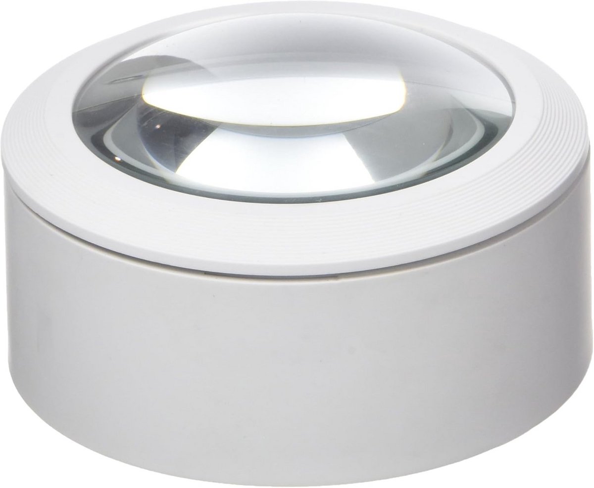 LED Vergrootglas - Verlichte Loep - Precisiewerk - Geïntegreerd Licht - 9.5 x 9.5 cm - Wit