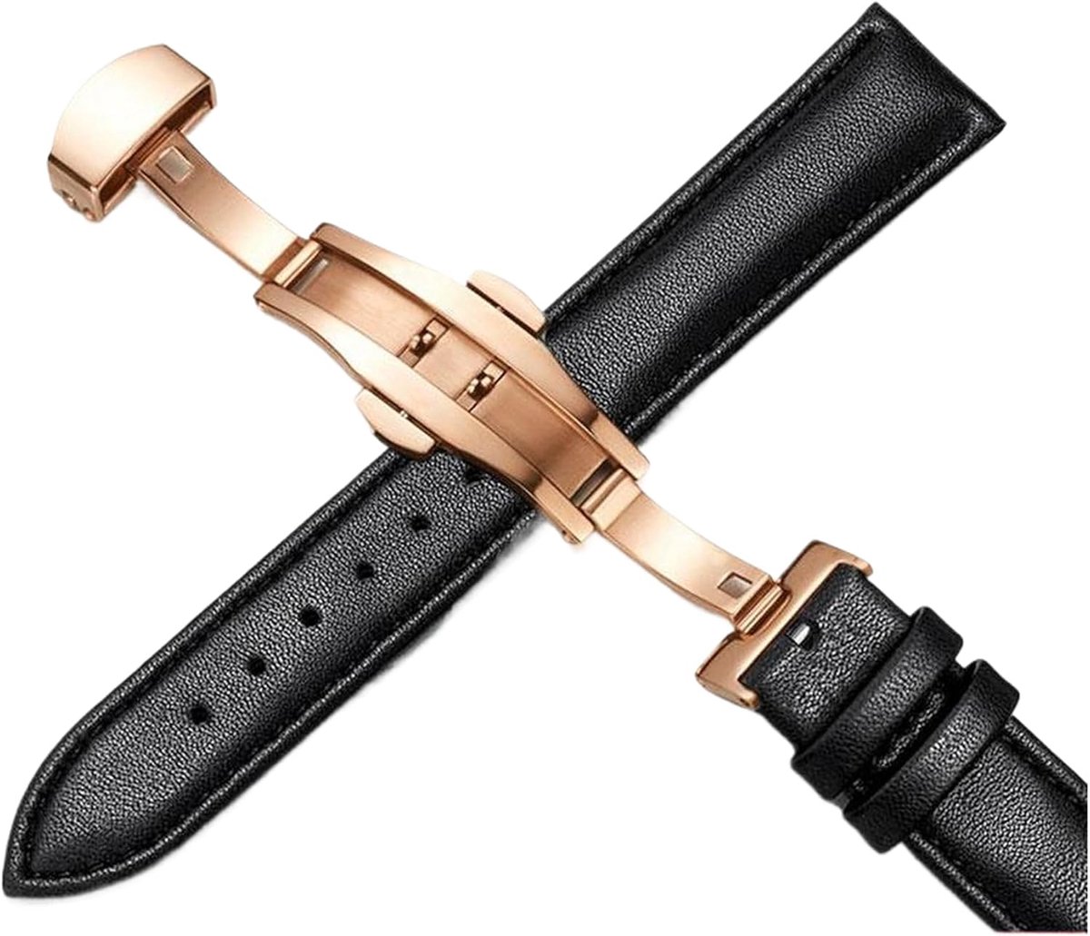 Horlogebandjes Leer - Universele Bandjes - Elk Horloge - Echt Leer - 10-24mm