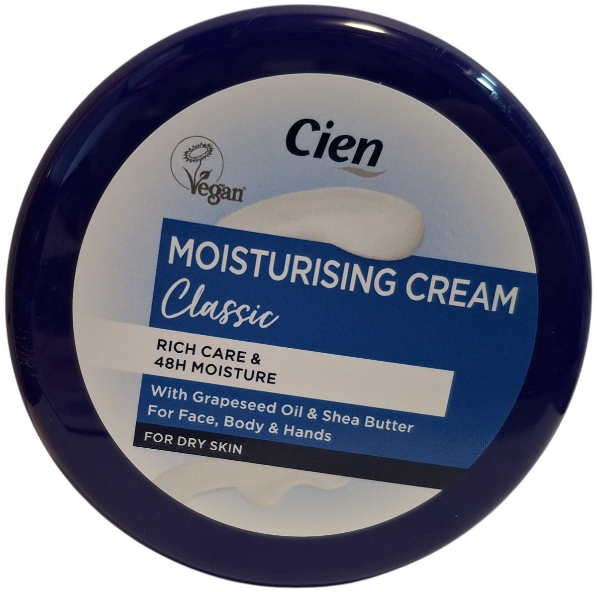 Cien Moisturising Cream Classic met Oil & Shea Butter voor droge huid 250ml