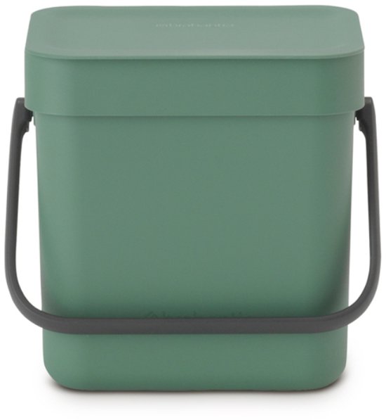 Brabantia Sort & Go Aanrecht Afvalbakje - 3 liter - Fir Green