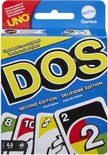 Doos van het spel DOS Second Edition met de tekst "Updated From Original" en kaarten met nummers 8, 10 en 2.