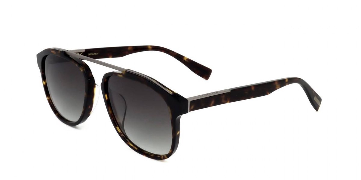 Trussardi STR331F Havana 56/19/145 MAN Zonnebrillen