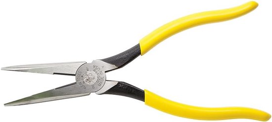 Tang met Lange Bek - Zijkniptang - Precisiewerk - Versterkt Ontwerp - 221 mm - Blauw/Zilver — afbeelding 5