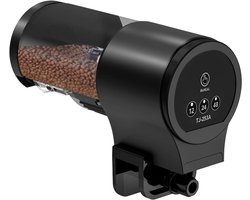 Automatische Voederdispenser - Aquarium Timer - Vis Voeren - Programmeerbare Tijden - 13 x 11 x 7 cm