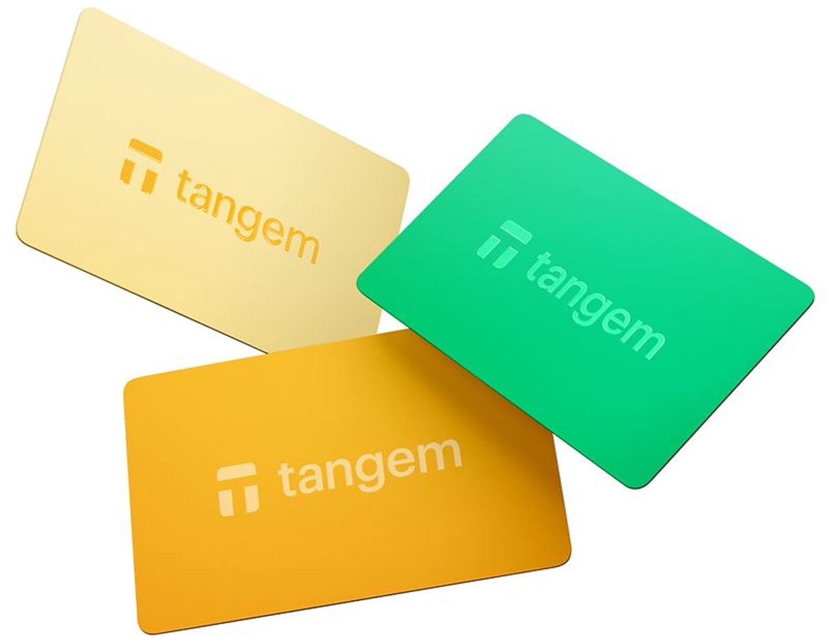 Tangem Wallet - 3 kaarten - Limited Edition - Hardware Wallet - NFC - Sun Drop