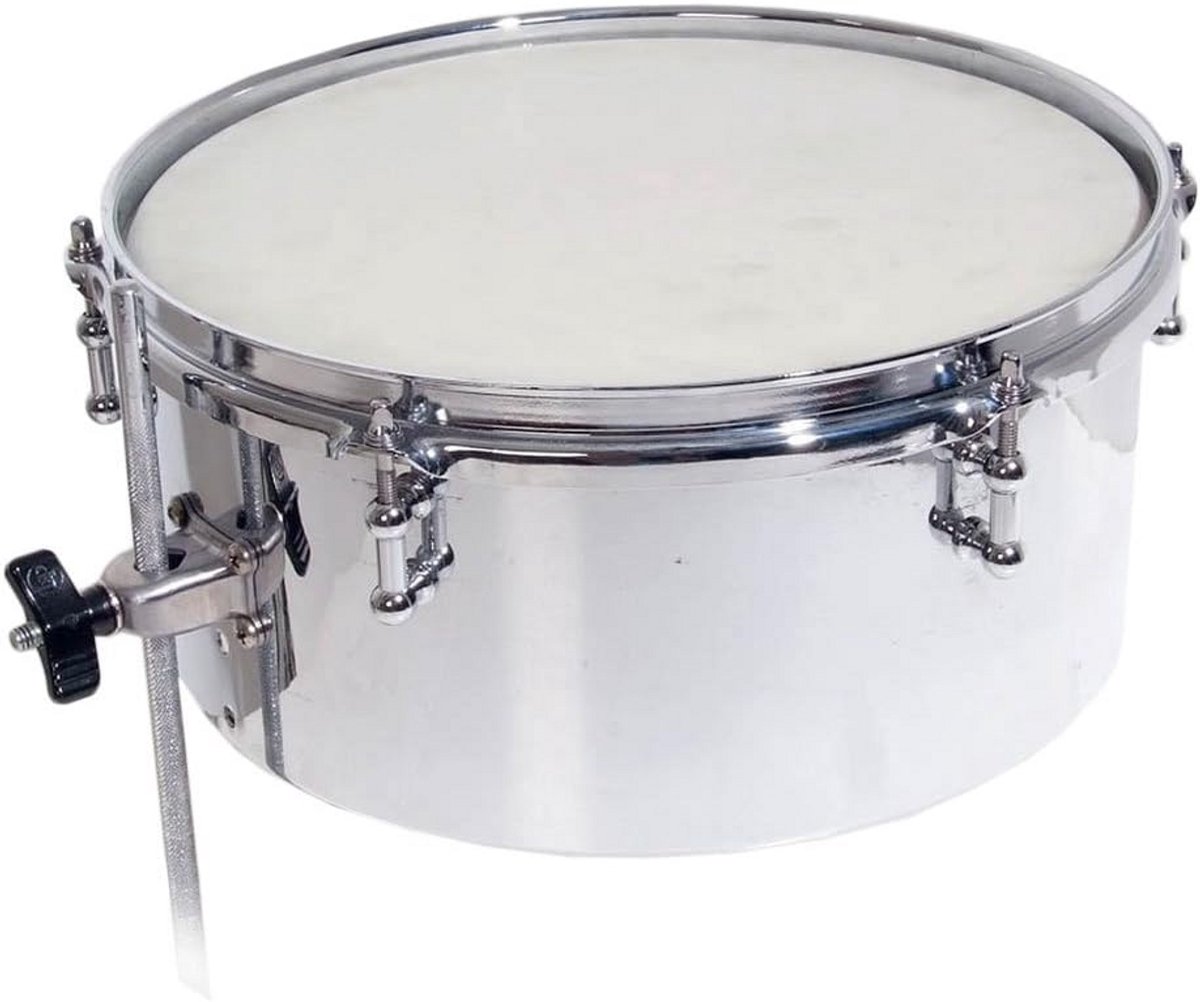 Timbales Drum Set - Percussie Instrument - Muziek Maken - Chroom Afwerking - 12 inch x 55 inch