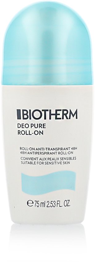 Biotherm Deo Pure Deodorant - Roll-on Deodorant - Frisse Textuur - 48H Anti-Transpirant - Unisex Deodorant - 75ml