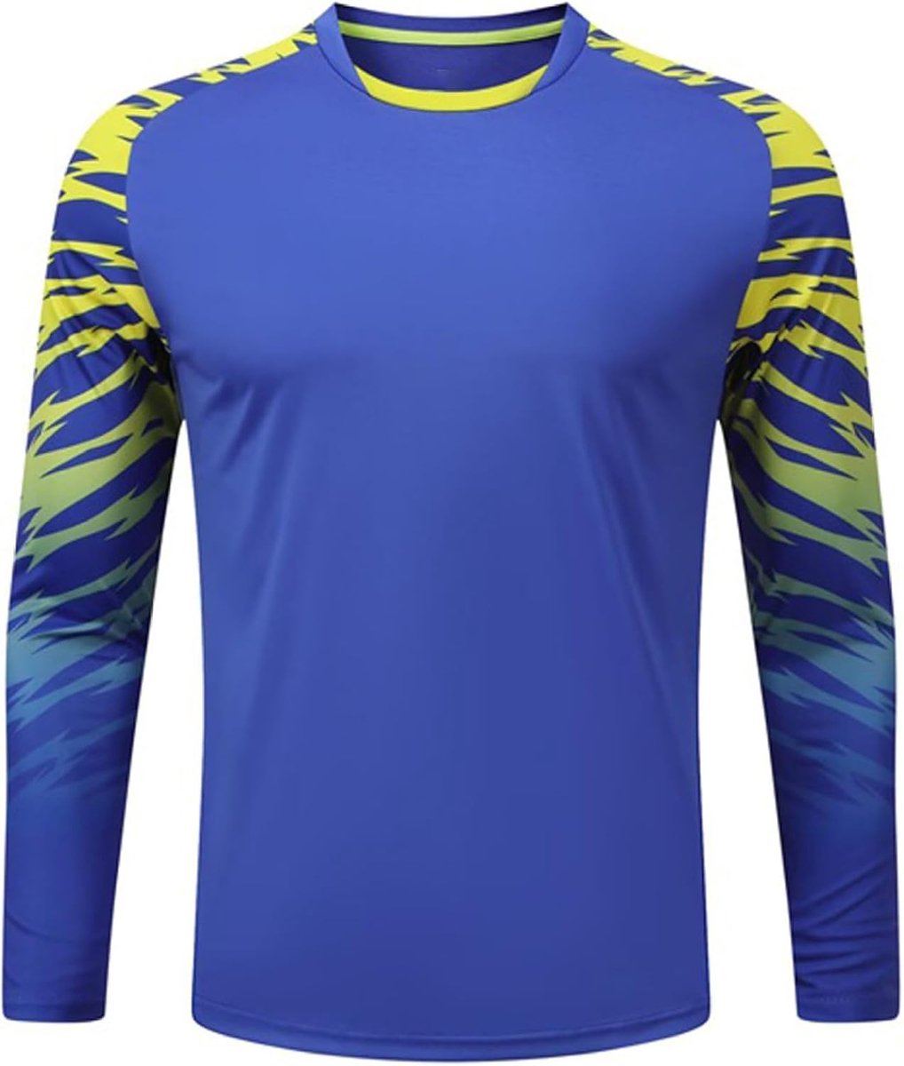 Voetbalshirt Lange Mouwen Kids met Voorgevormde Padding voor Training en Wedstrijd