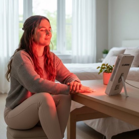 Oem Odm Bijgewerkt In De Buurt Van Infrarood Rood Licht Therapie, Face.60Pcs Led