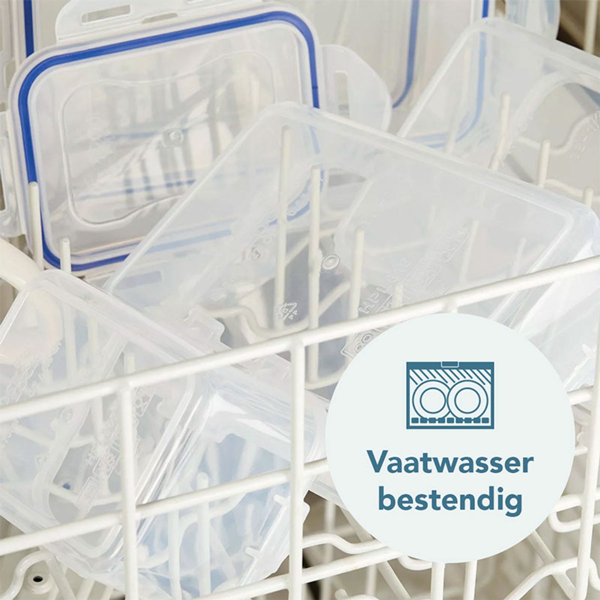 Lock&Lock Diepvriesbakjes - Meal prep bakjes - Vershoudbakjes - 360 ml - Set 4 stuks - 100% Lekvrij - BPA vrij - PFAS vrij - Magnetron bakjes met deksel - Diepvriesdozen - Bewaarbakjes - Vershouddoos - Transparant — afbeelding 4