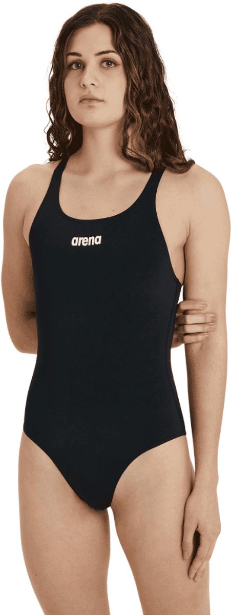 ARENA | W Team Swimsuit Swim Pro Solid black - white (Maat - 32) — afbeelding 17