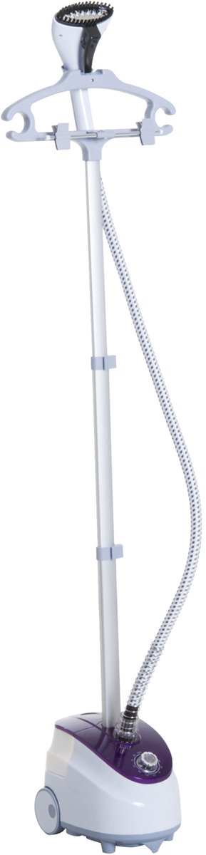HOMCOM Kledingstomer - Kunststof - 64x8x137cm - Wit