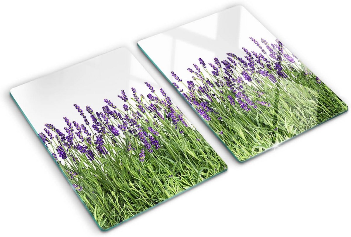 Grote Glazen Onderplaat 40x52 cm - Beschermhoes voor Kookplaat en Snijplank