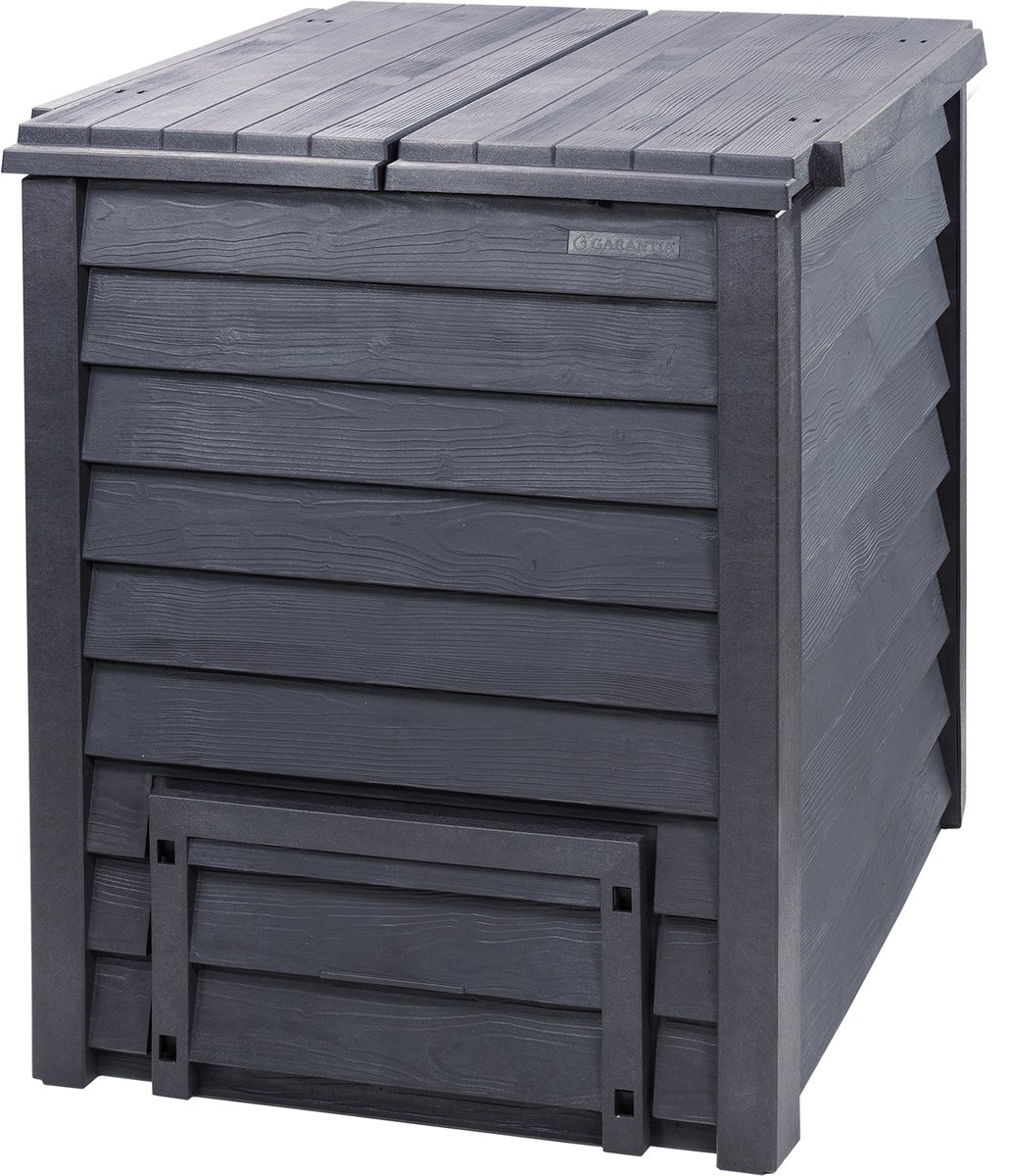 GARANTIA THERMO-WOOD compostbak 400 L antraciet-bruin
