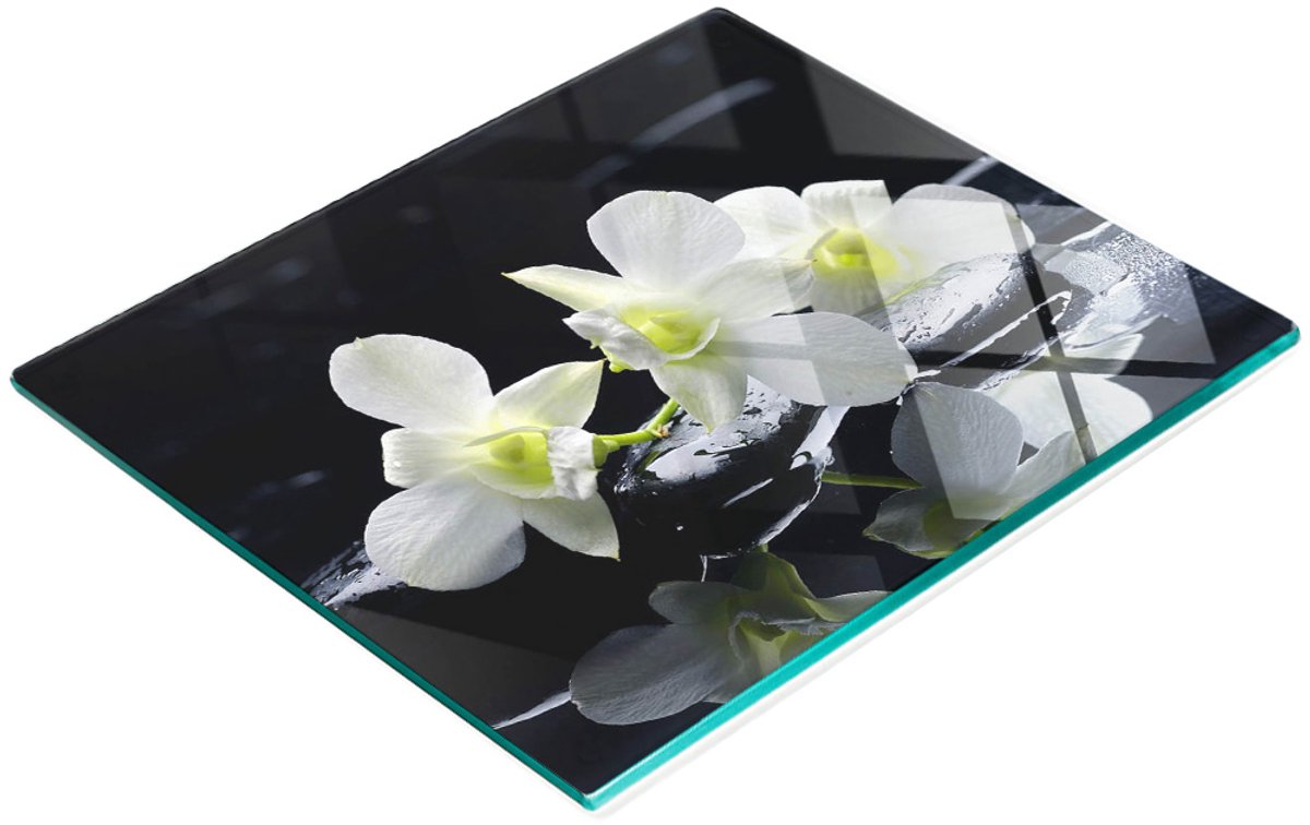Multifunctionele decoratieve snijplank voor de keuken, gehard orchideehout, 60x52 cm