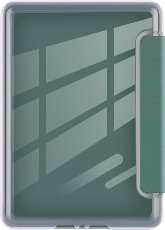 Beschermhoes geschikt voor Kindle Paperwhite KPW6 (7 inch), ultradunne transparante zachte achterkant, met automatische slaap-/wekfunctie - groen — afbeelding 5