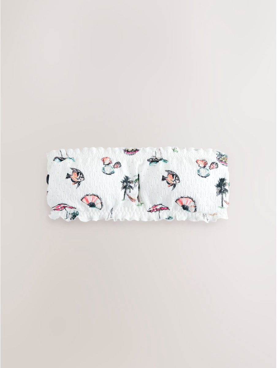 Next - Dames - Bandeau-bikinibovenstuk - Wit
