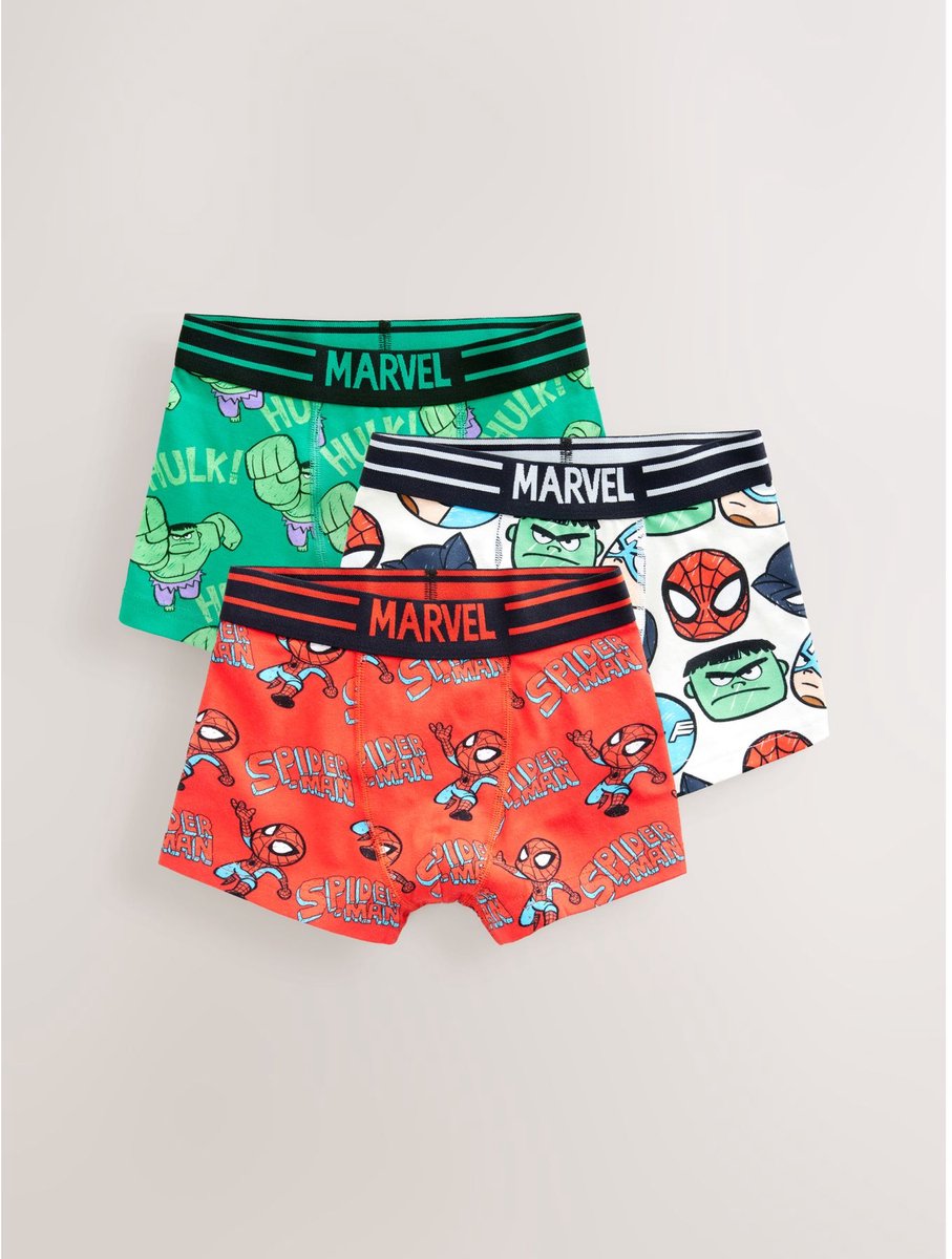 Next - Jongens - Set van 3 boxershorts - Blauw