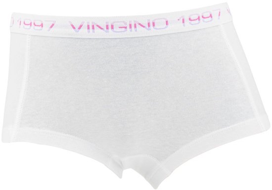 Witte Vingino boxer met witte tailleband met logo.