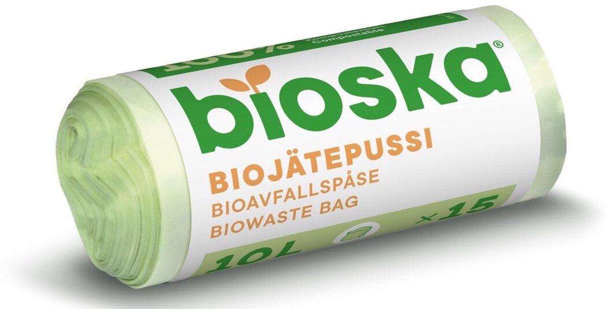 Bioska Afvalzakken 10 liter 15 stuks