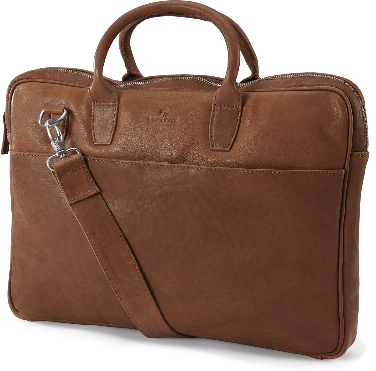 Cambodia Dunne 15 " Executive Tankleurige Lederen Tas