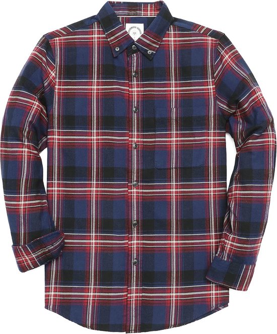 Heren Pyjama Set Lang Katoen | Tweedelige Nachtkleding