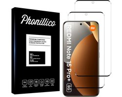 Screenprotector geschikt voor Xiaomi Redmi Note 15 Pro Plus 5G - 2 stuks Beschermglas van glas Transparante glazen schermbeschermfolie