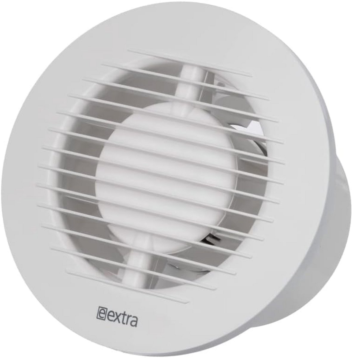 Badkamerventilator met Timer en Vochtsensor Ø 100mm - Stille Afzuiging voor Vochtige Ruimtes