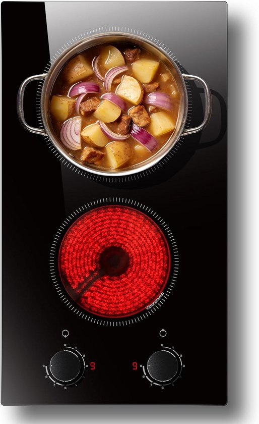 Beko HIC 64100 Keramische inbouwkookplaat Zwart Beko HIC 64100 Keramische inbouwkookplaat Zwart